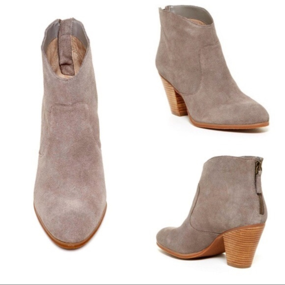 Tesori Suede Booties